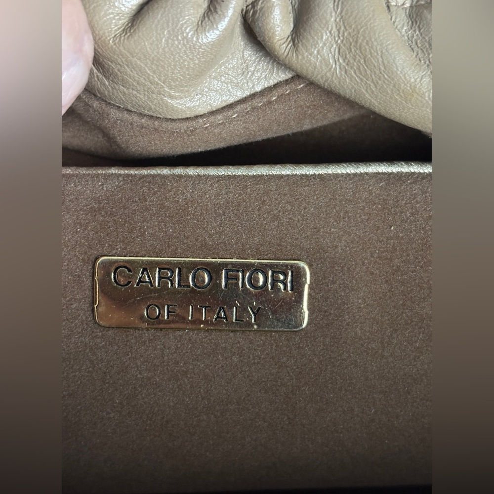 Vintage 1980’s Carlo Fiori Leather Bag - Picture 10 of 17